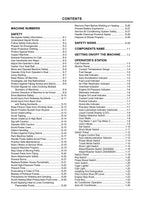 HITACHI ZAXIS ZX 800 850H EXCAVATOR OPERATORS MANUAL 006001