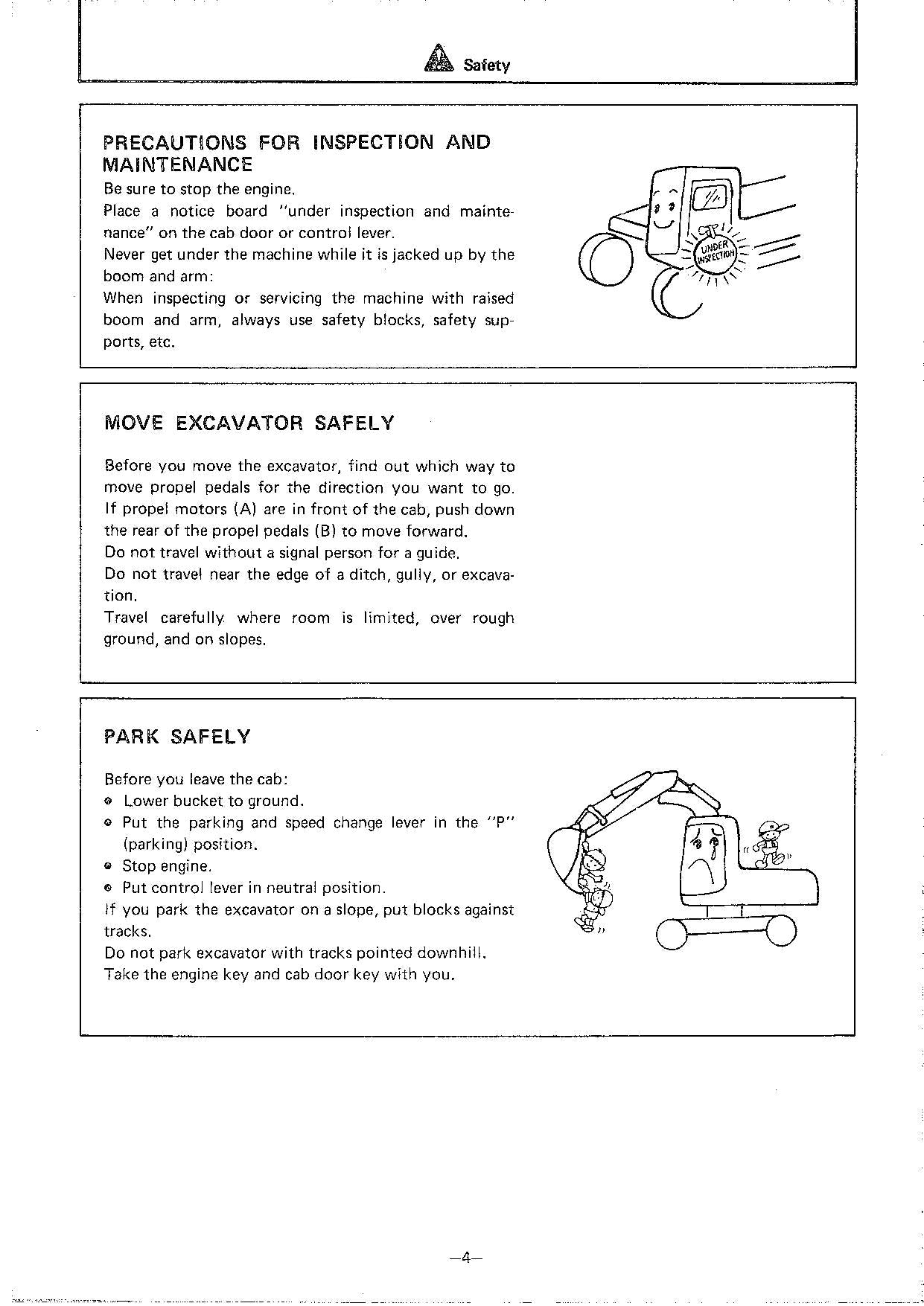HITACHI EX100W EX100WD EXCAVATOR OPERATORS MANUAL