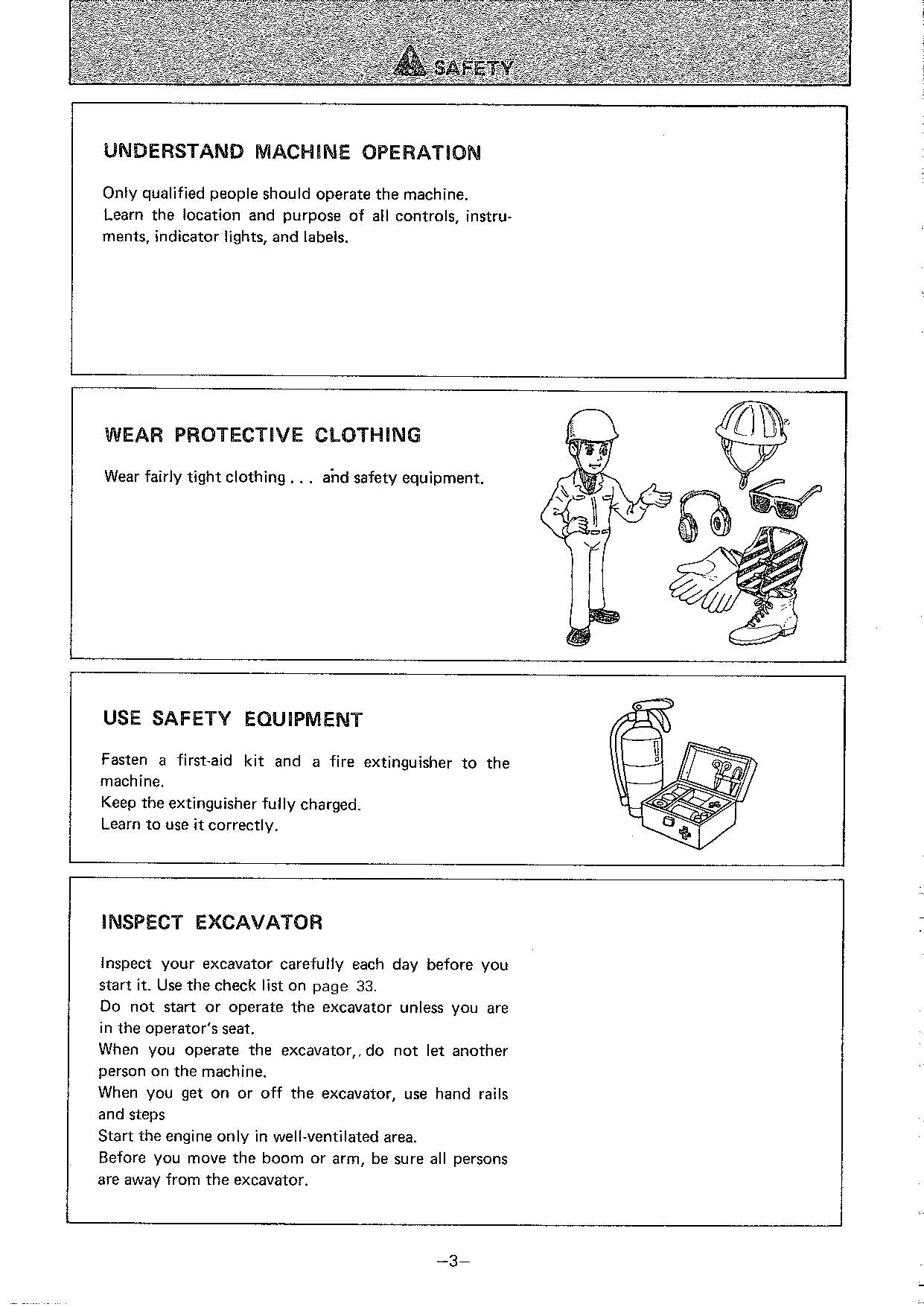 HITACHI EX100W EX100WD EXCAVATOR OPERATORS MANUAL