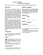 HITACHI EX100 EXCAVATOR OPERATORS MANUAL