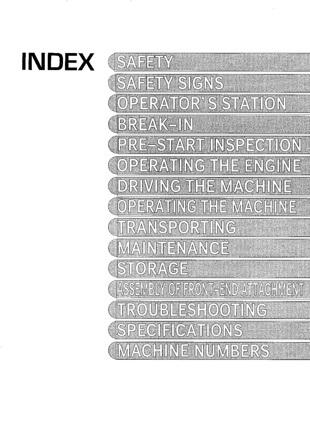 HITACHI EX100M-2 EXCAVATOR OPERATORS MANUAL
