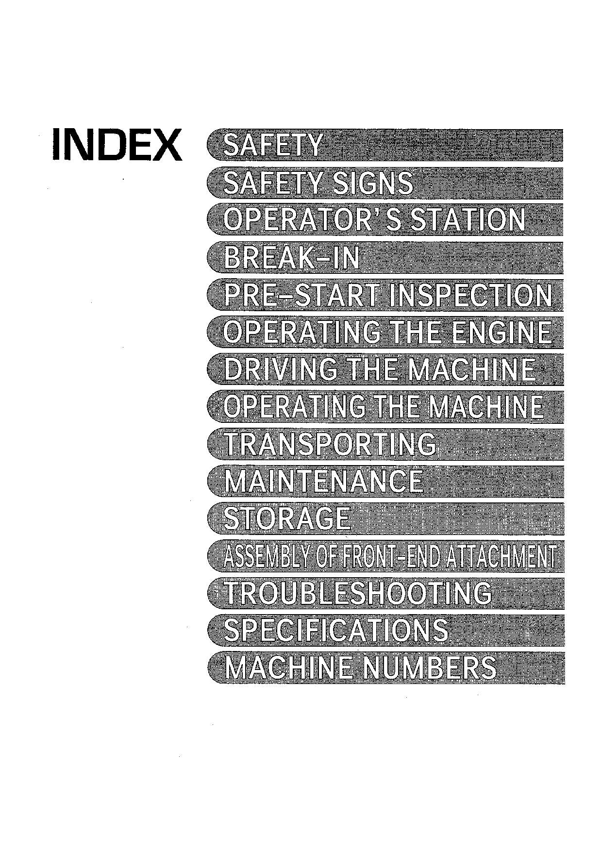 HITACHI EX120-2 EXCAVATOR OPERATORS MANUAL
