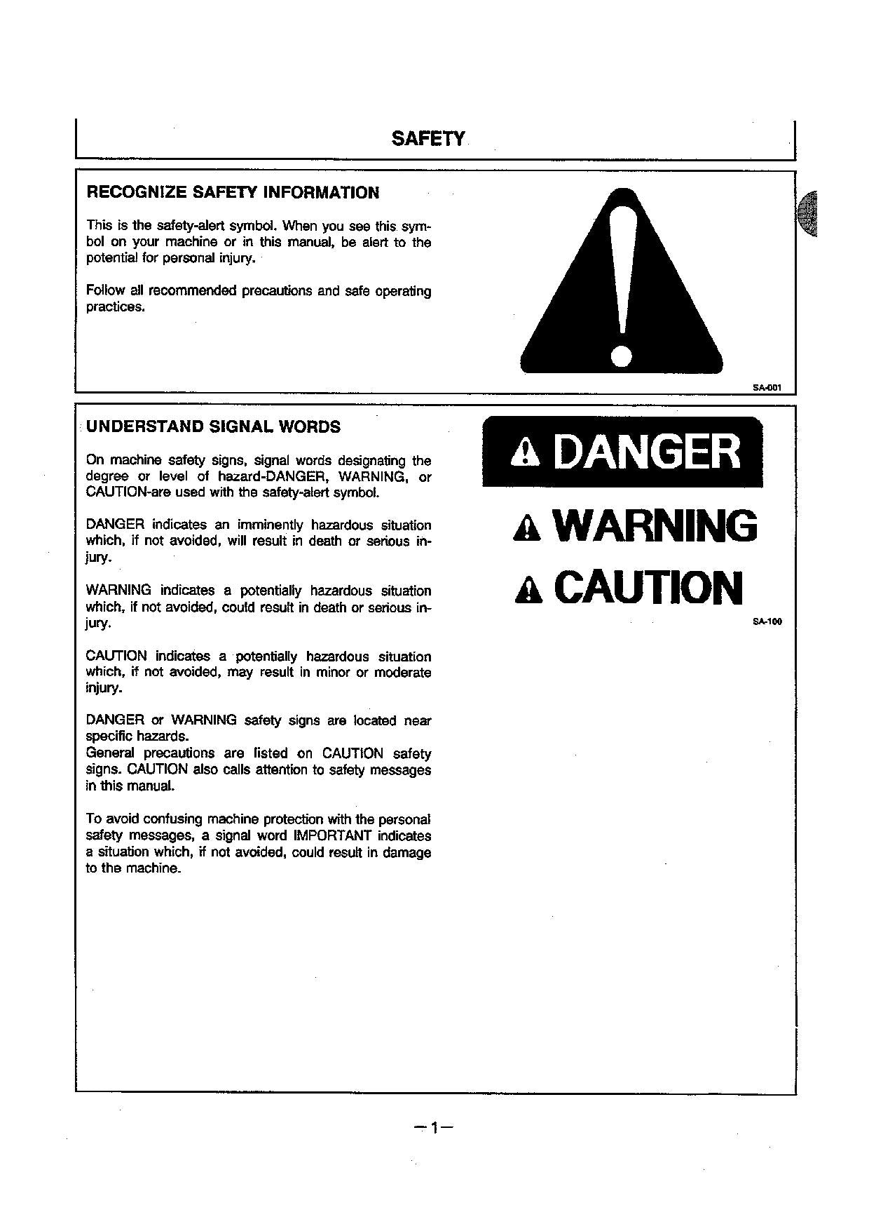 HITACHI EX120-2 EXCAVATOR OPERATORS MANUAL