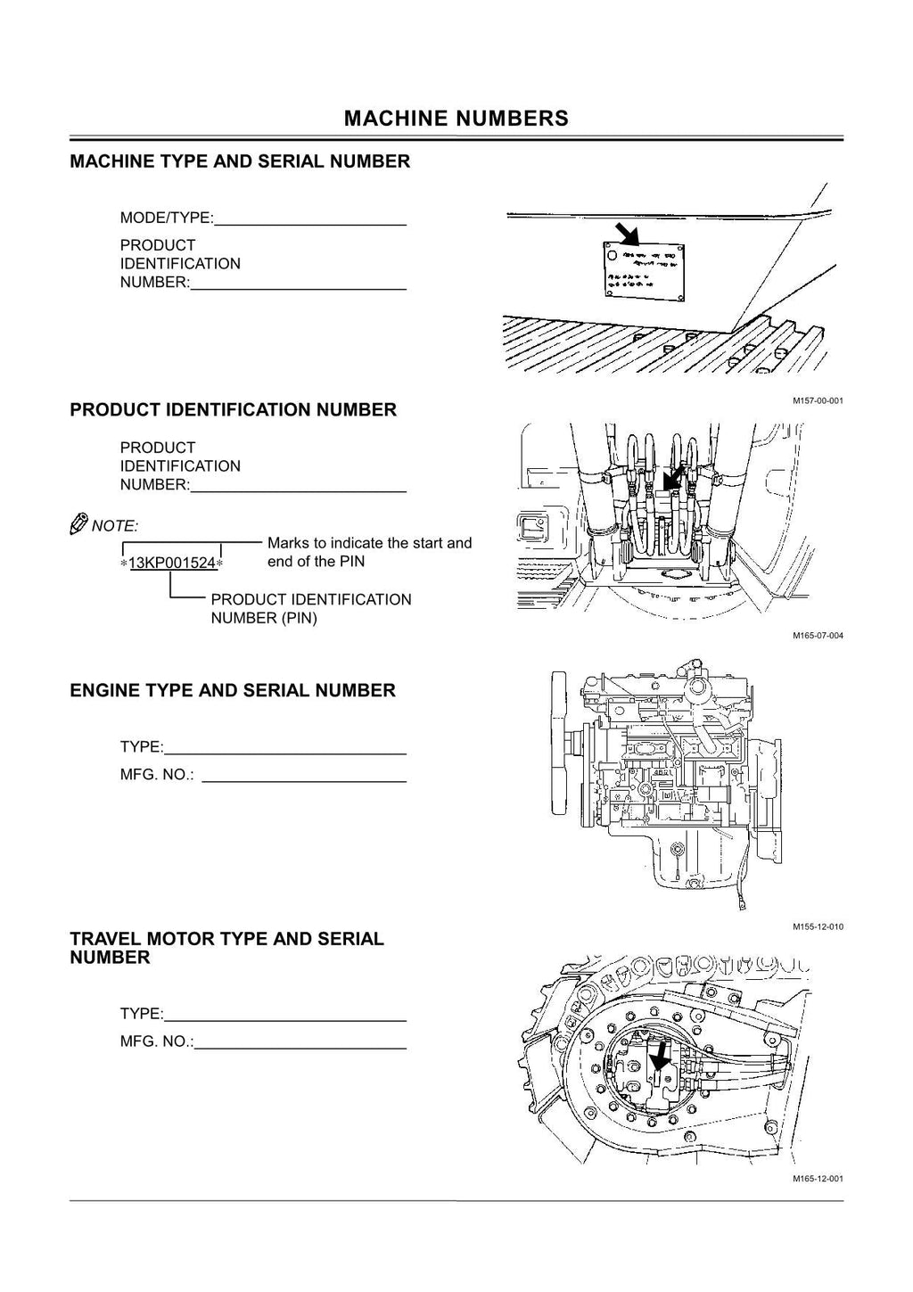 HITACHI EX160LC-5 EXCAVATOR OPERATORS MANUAL
