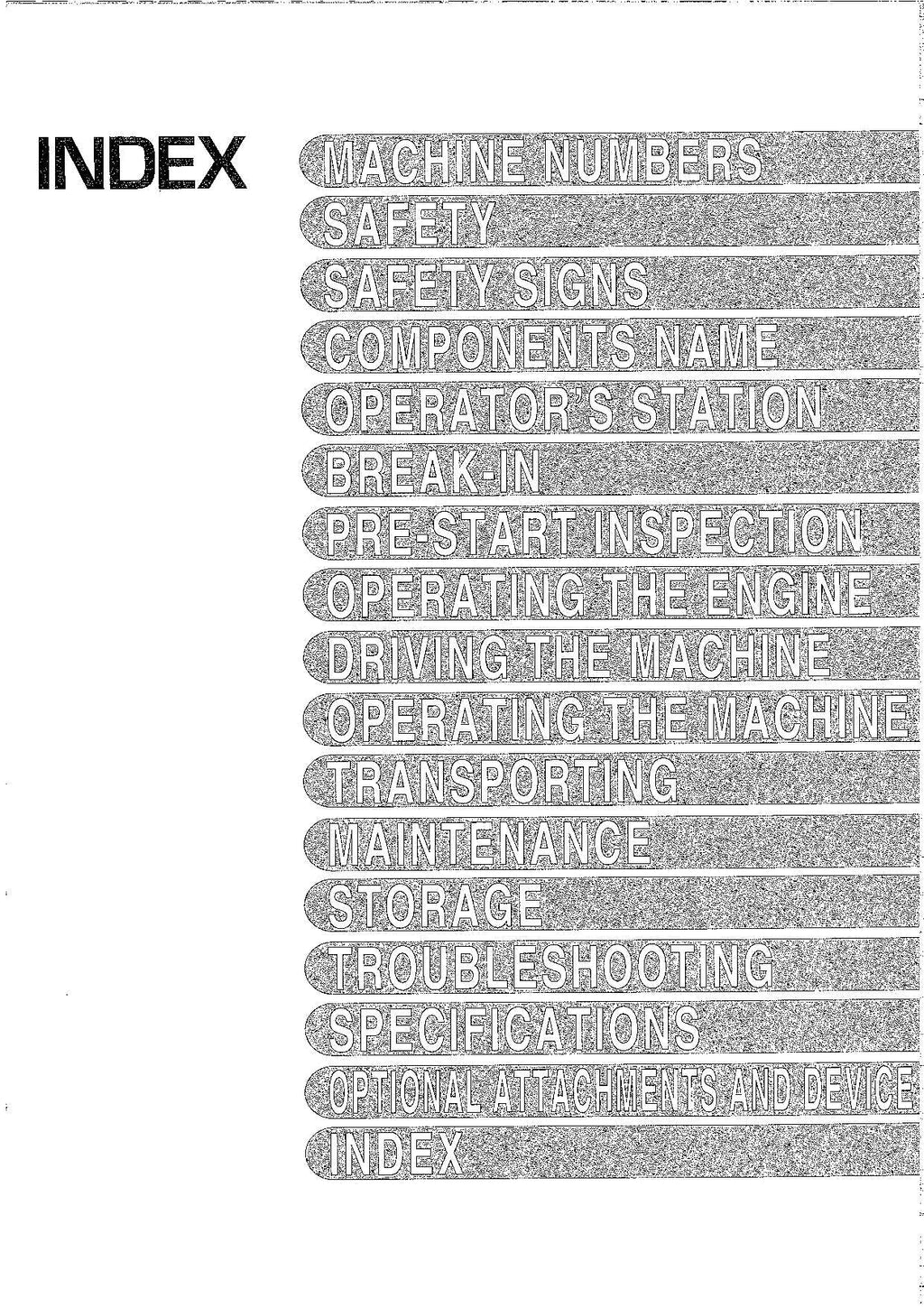 HITACHI EX200-5 EX200LC-5 EX210H-5 EX210LCH-5 EXCAVATOR OPERATORS MANUAL #1