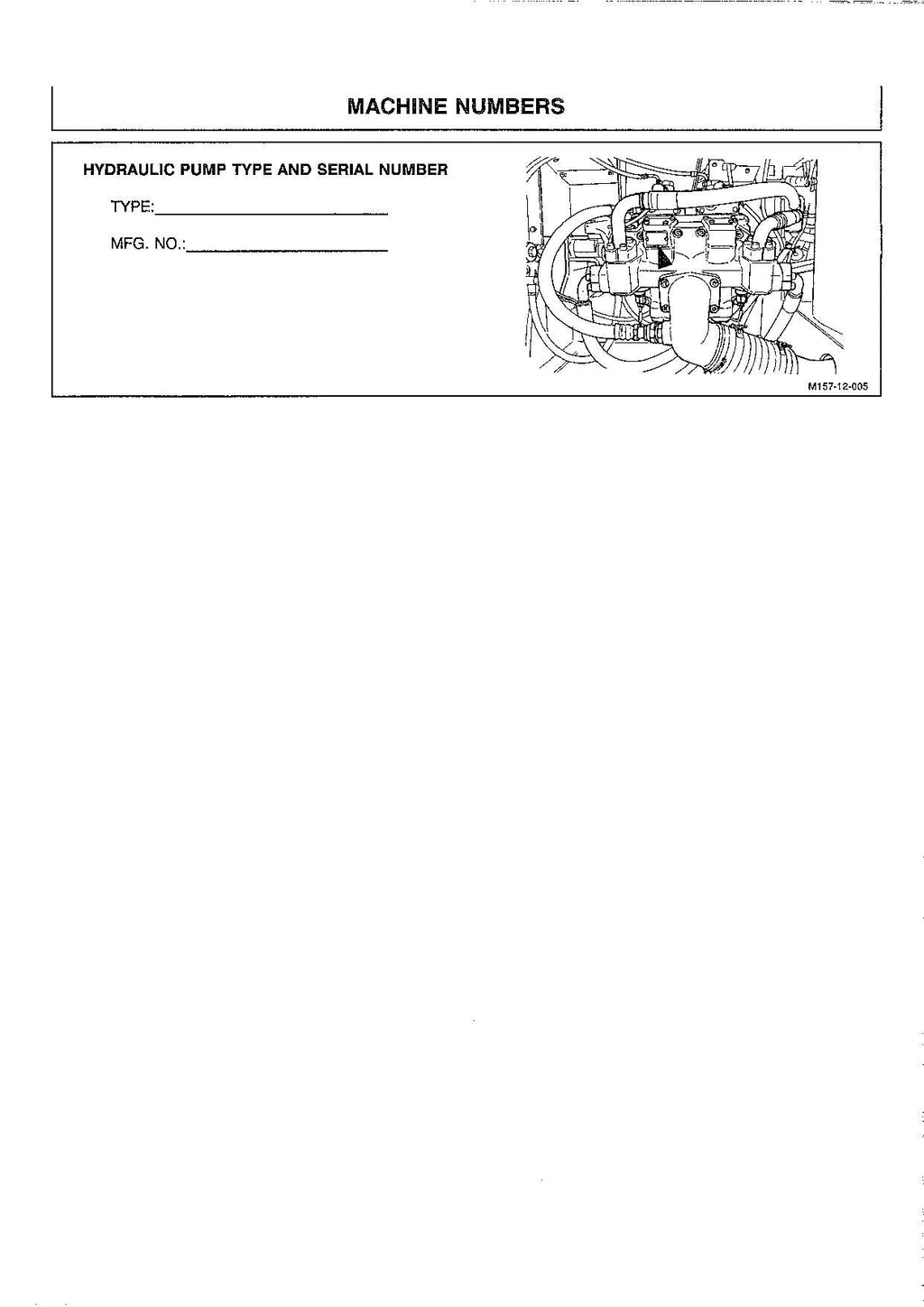 HITACHI EX200-5 EX200LC-5 EX210H-5 EX210LCH-5 EXCAVATOR OPERATORS MANUAL #1