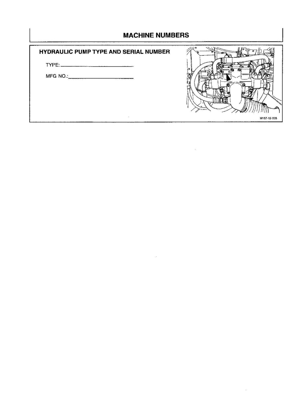 HITACHI EX200-5 EXCAVATOR OPERATORS MANUAL