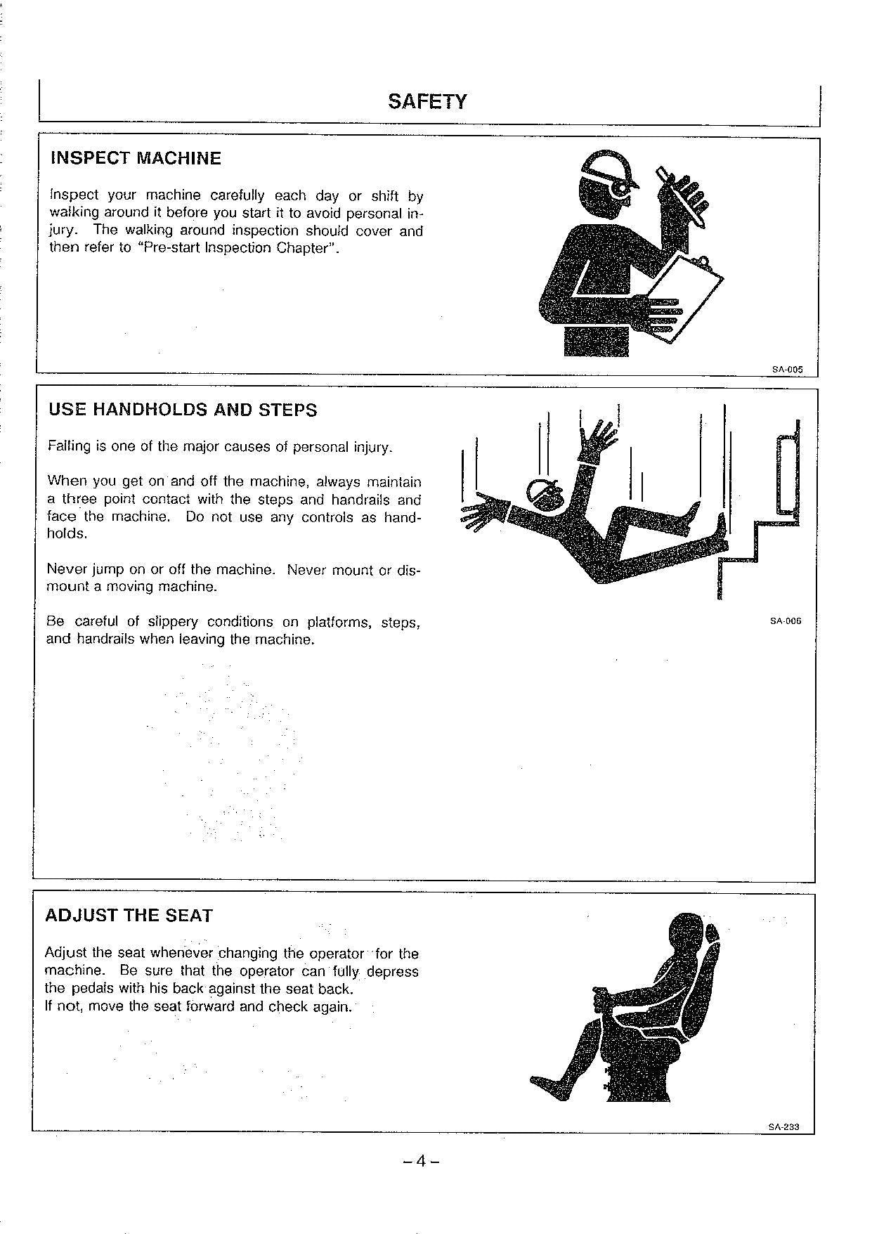 HITACHI EX270 EX270LC EXCAVATOR OPERATORS MANUAL