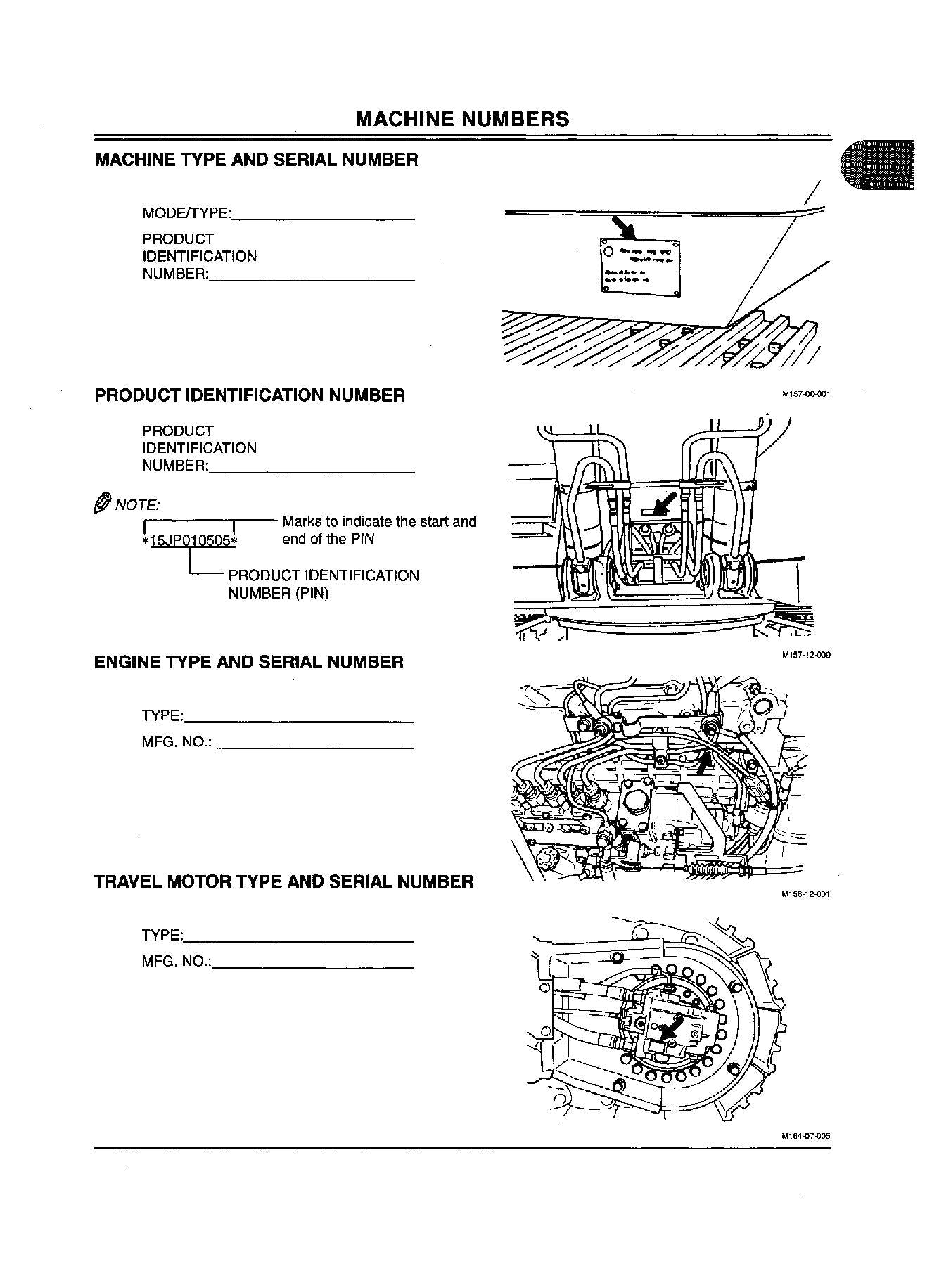 HITACHI EX270-5 EX270LC-5 EX280H-5 EX280HLC-5 EXCAVATOR OPERATORS MANUAL
