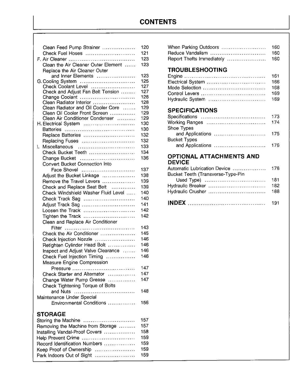 HITACHI EX270LC-5 EXCAVATOR OPERATORS MANUAL #1