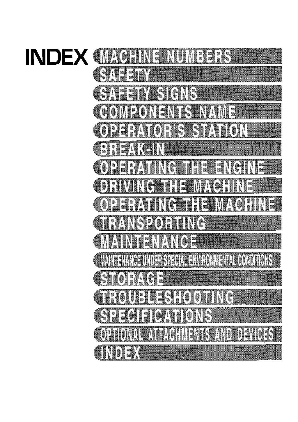 HITACHI EX270LC-5 EXCAVATOR OPERATORS MANUAL #2