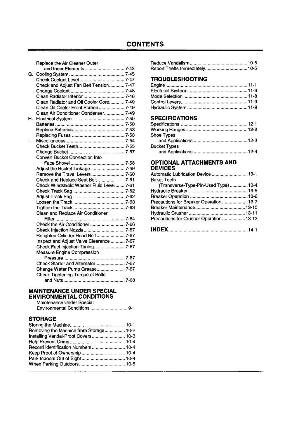 HITACHI EX270LC-5 EXCAVATOR OPERATORS MANUAL #2