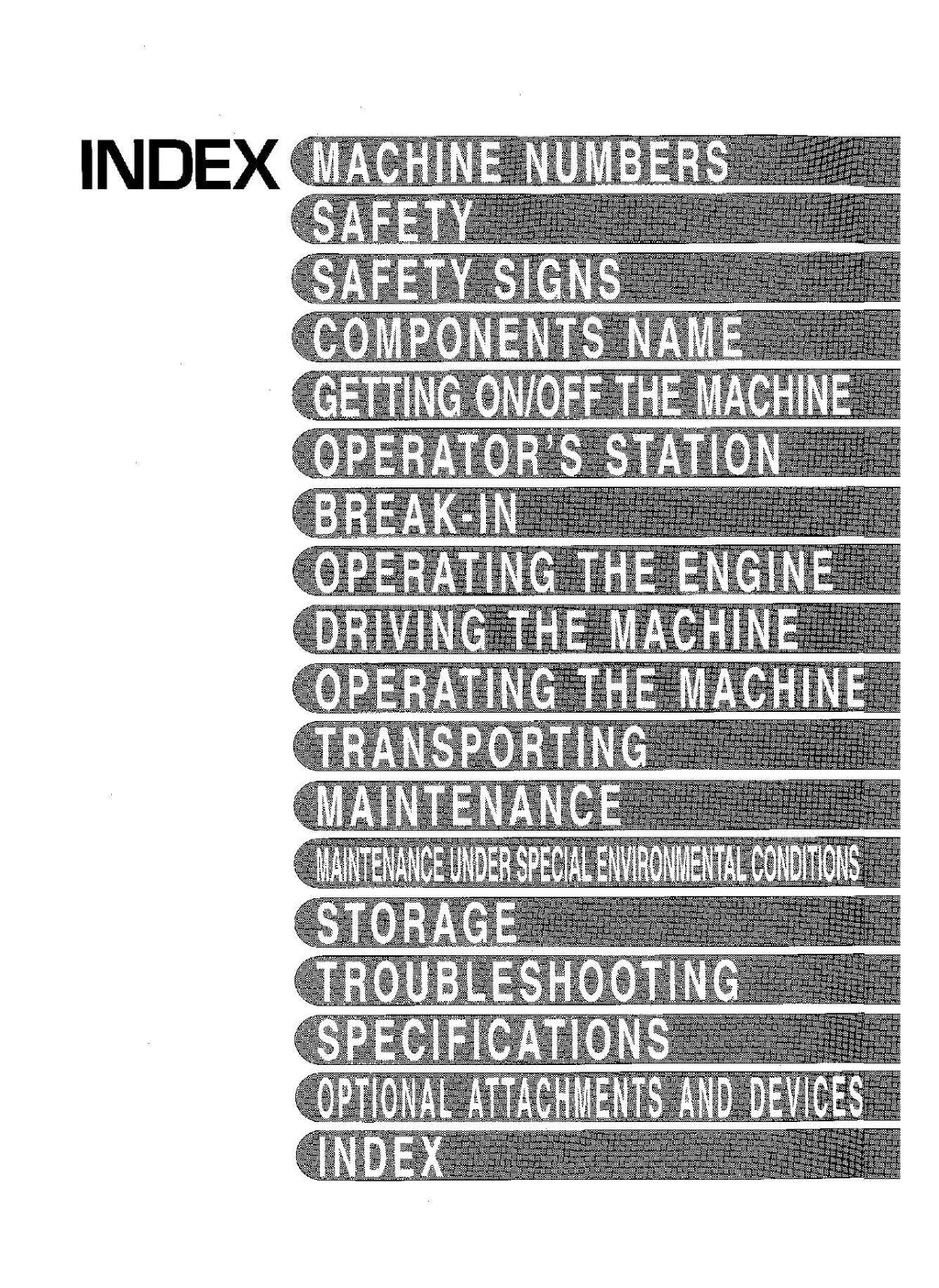 HITACHI EX400-5 EX400LC-5 EX450LC-5 EX450H-5 EX450LCH-5 EXCAVATOR OPERATORS MANUAL #2