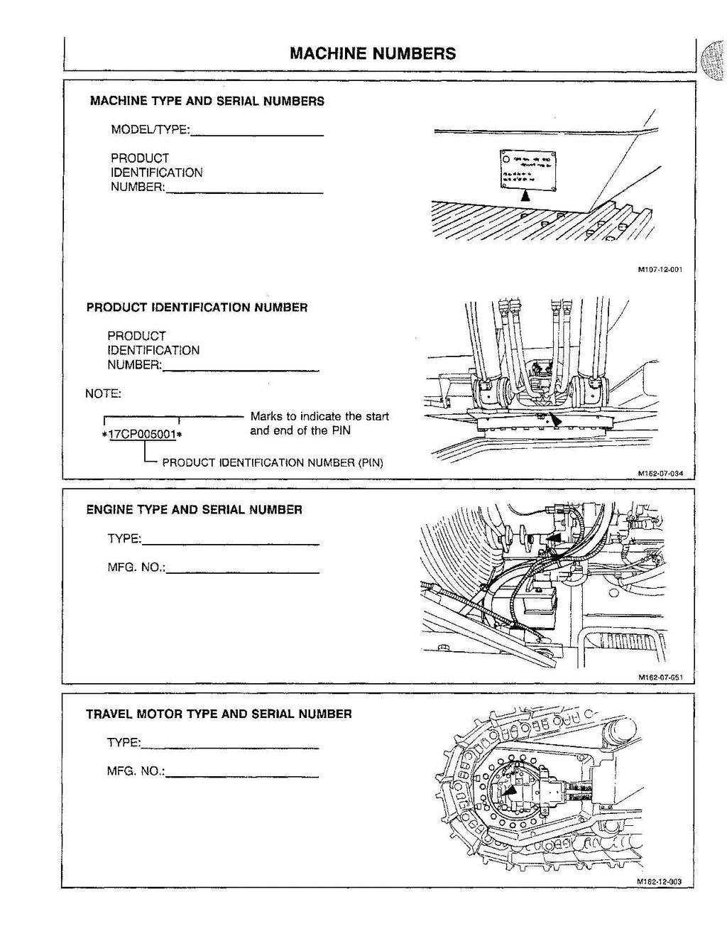HITACHI EX750-5 EX800H-5 EXCAVATOR OPERATORS MANUAL #1