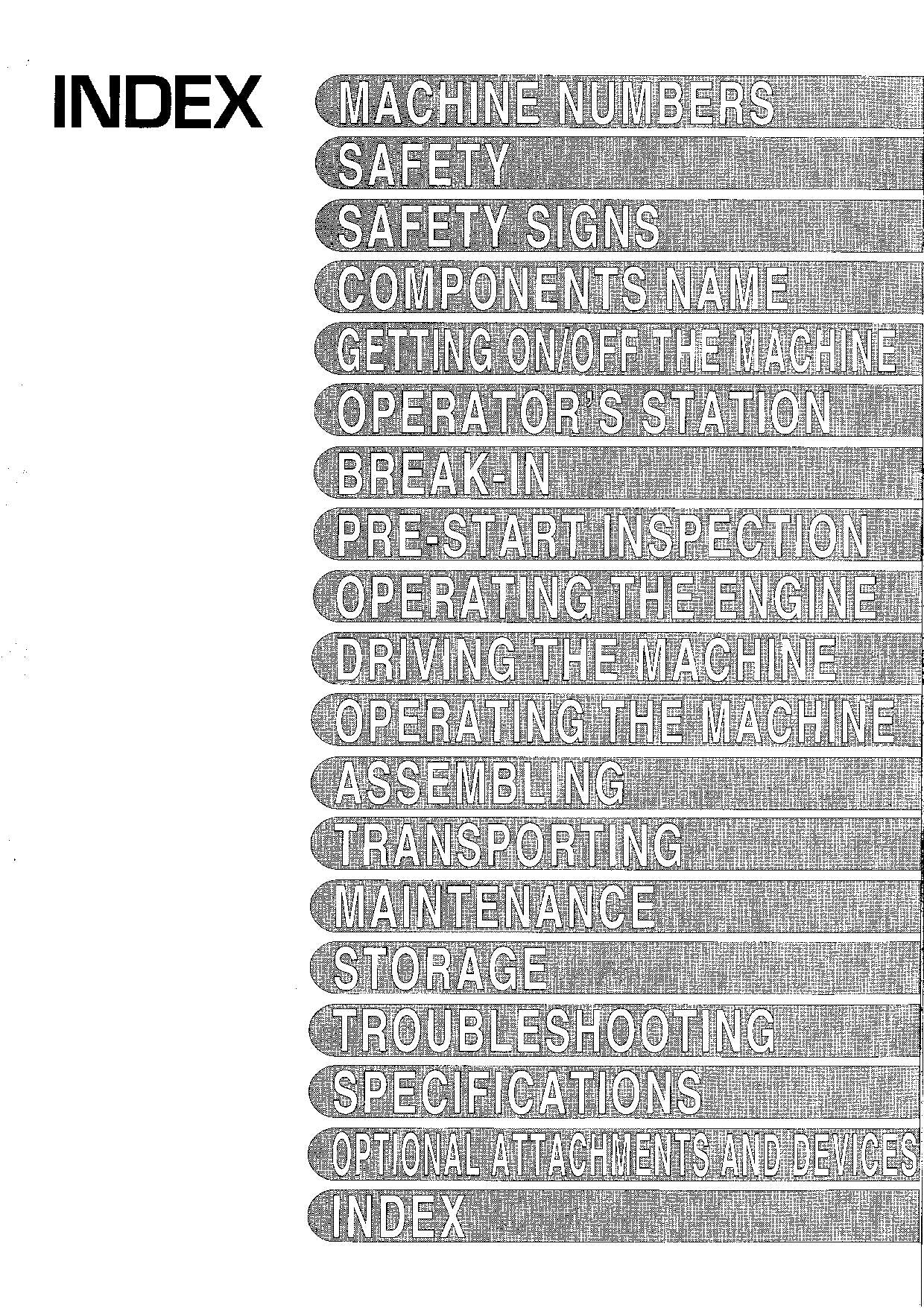 HITACHI EX750-5 EX800H-5 EXCAVATOR OPERATORS MANUAL #2