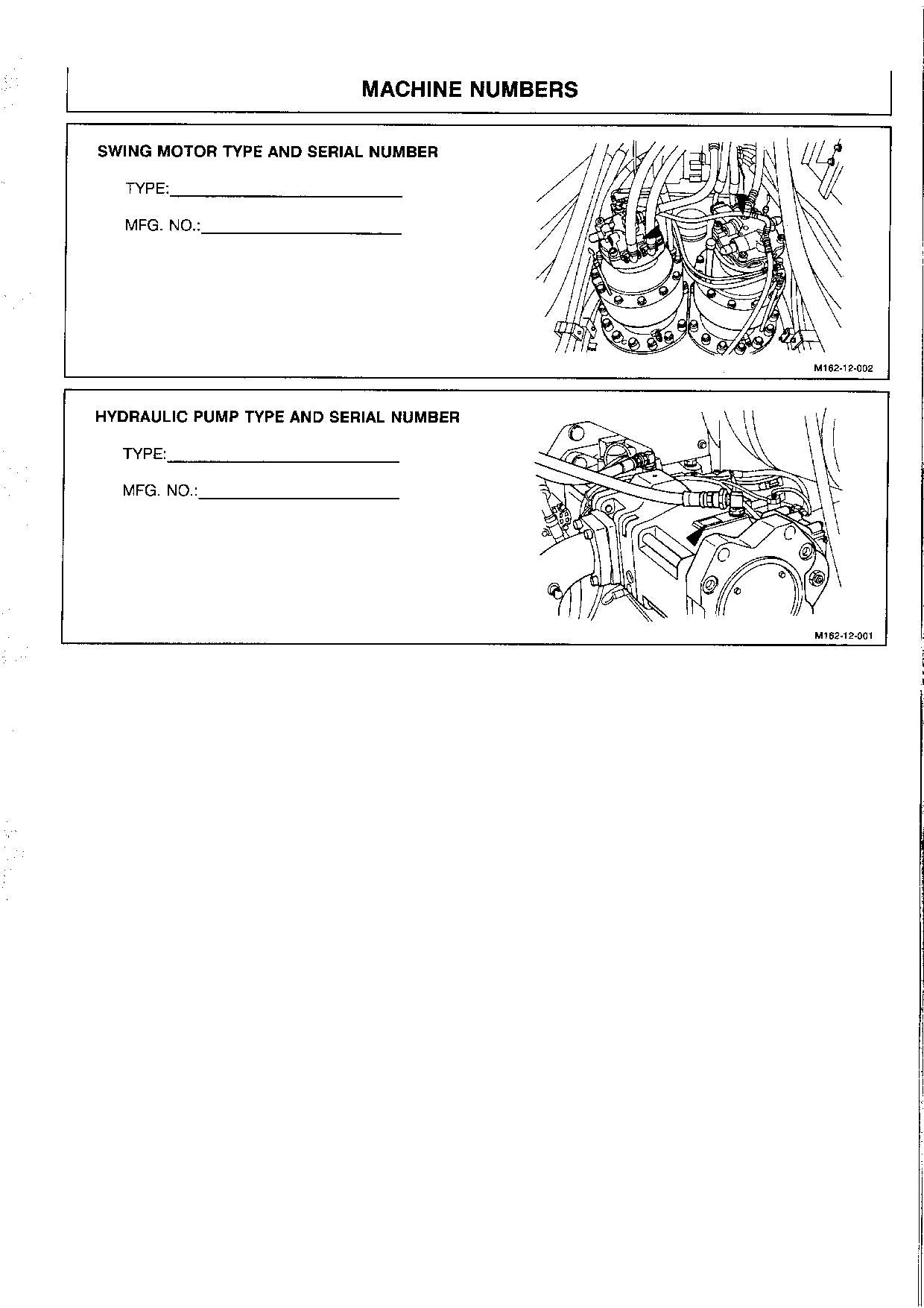HITACHI EX750-5 EX800H-5 EXCAVATOR OPERATORS MANUAL #2