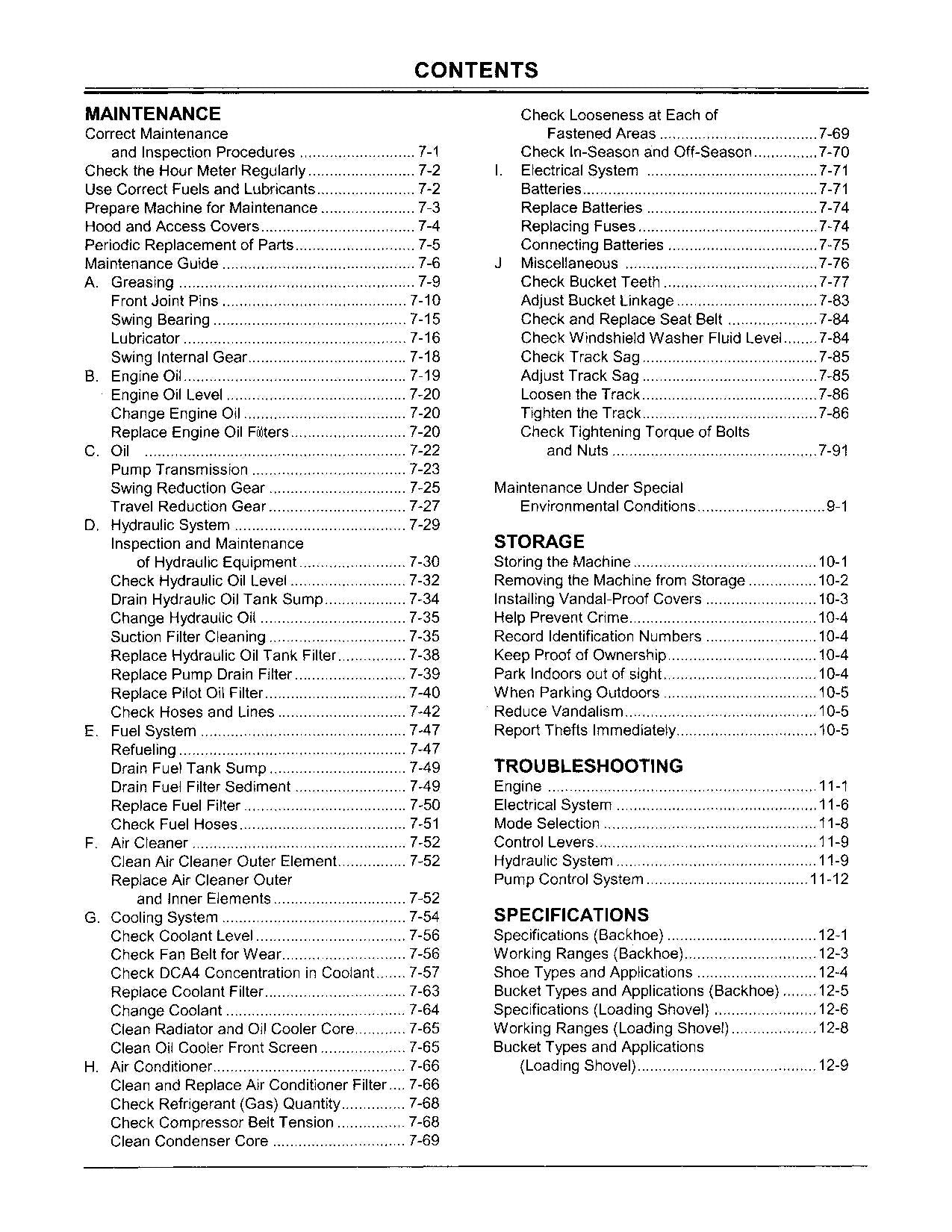 HITACHI EX750-5 EX800H-5 EXCAVATOR OPERATORS MANUAL #3