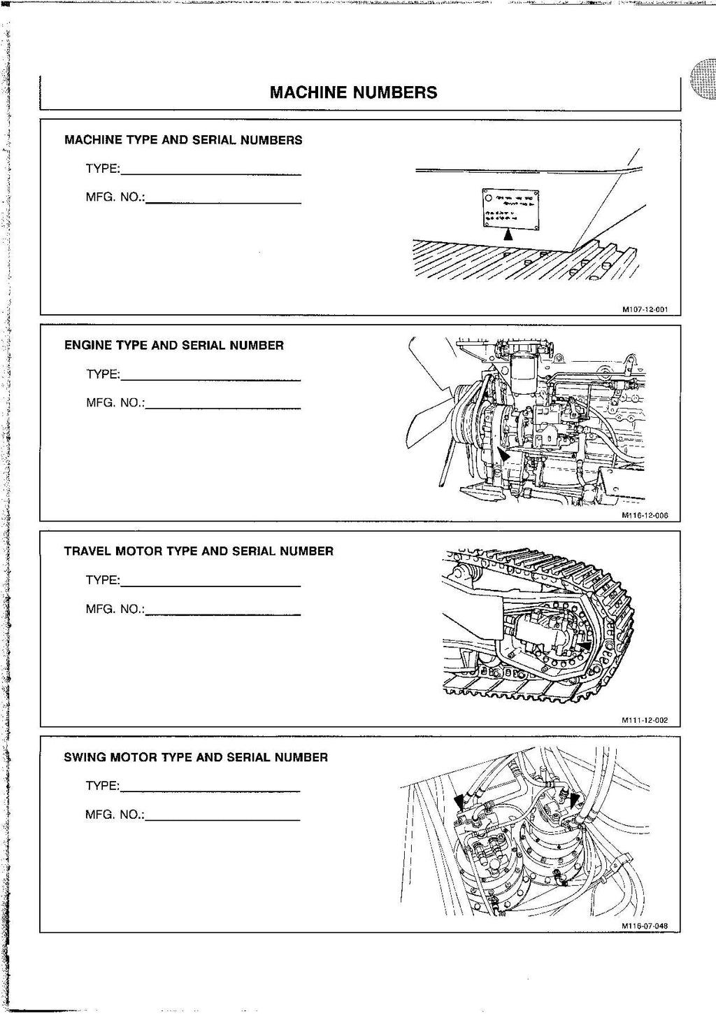 HITACHI EX550-5 EX550LC-5 EX600H-5 EX600LCH-5 EXCAVATOR OPERATORS MANUAL