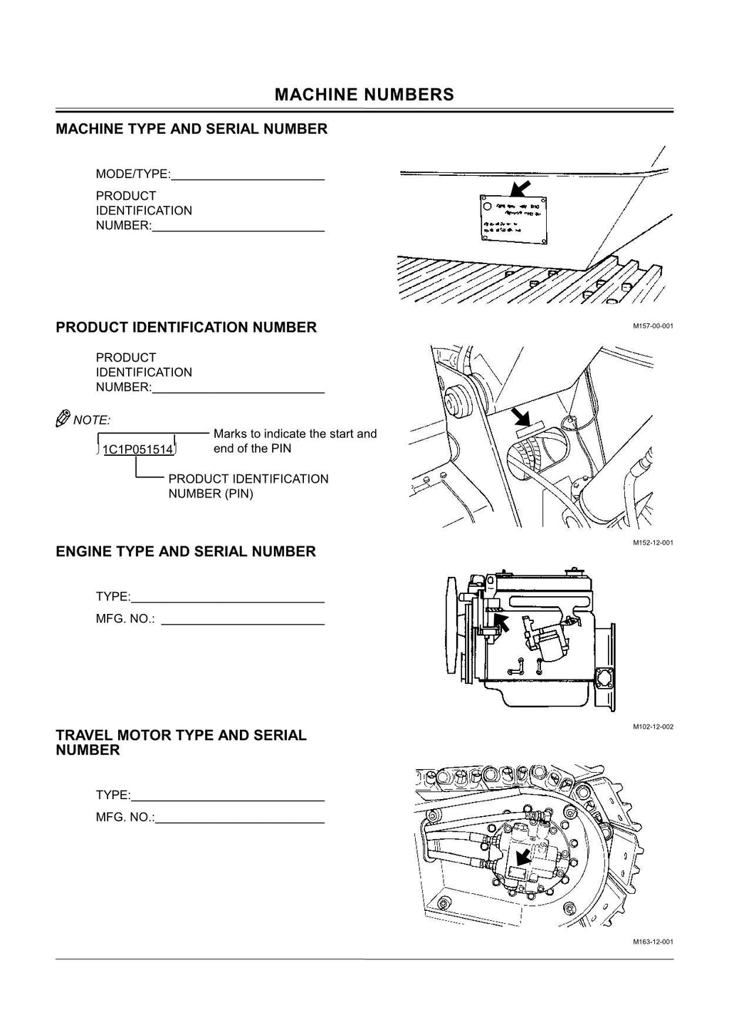 HITACHI EX60-5 EXCAVATOR OPERATORS MANUAL