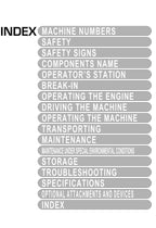 HITACHI EX60-5 EXCAVATOR OPERATORS MANUAL