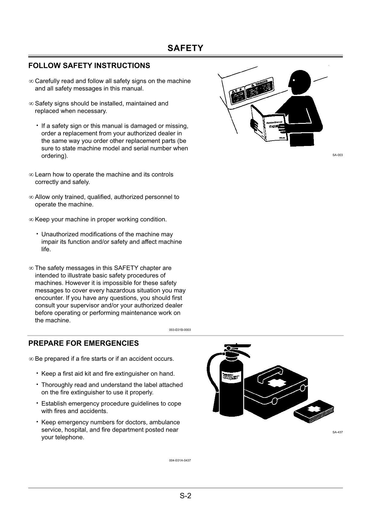 HITACHI EX80-5 EXCAVATOR OPERATORS MANUAL