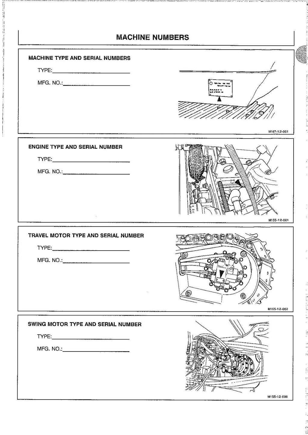 HITACHI EX100-5 EX100M-5 EX120-5 EX130H-5 EXCAVATOR OPERATORS MANUAL #2
