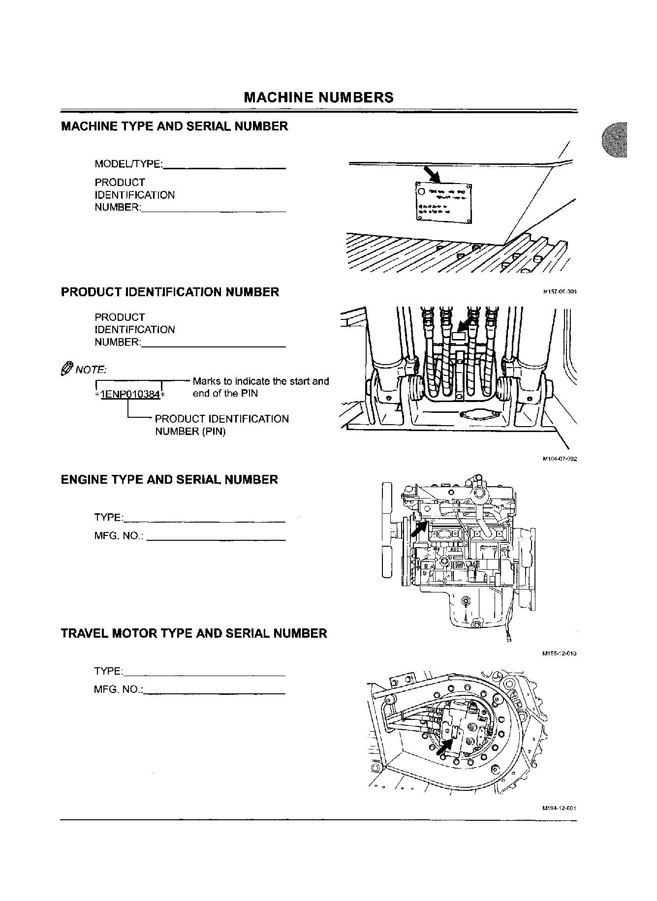 HITACHI EX135USR EXCAVATOR OPERATORS MANUAL
