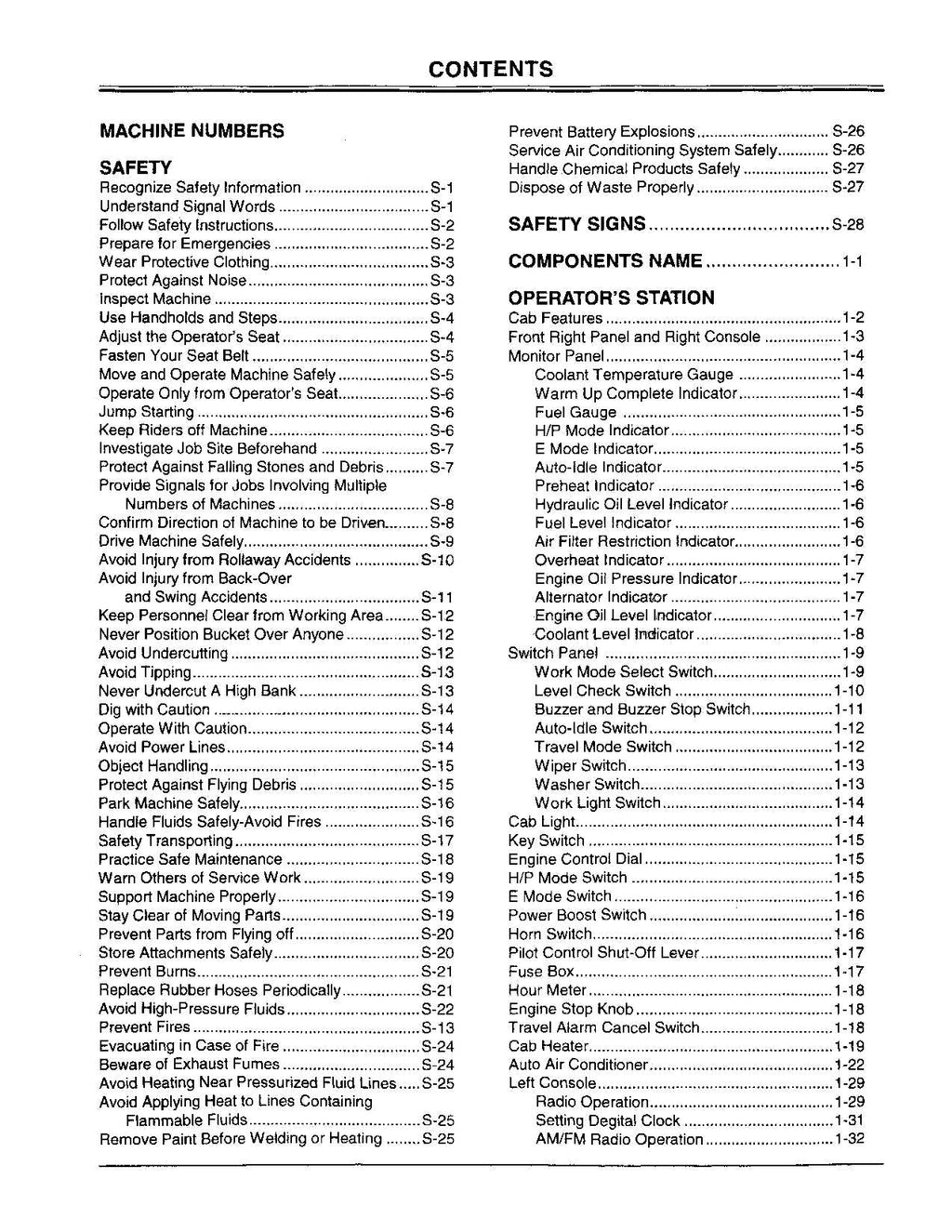 HITACHI EX330LC-5 EX370-5 EXCAVATOR OPERATORS MANUAL #2