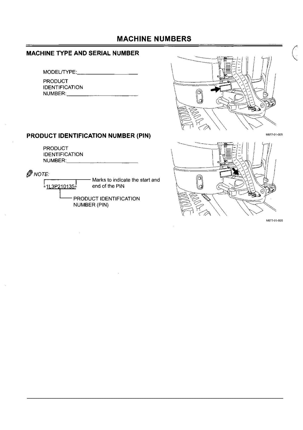 HITACHI EX17U EXCAVATOR OPERATORS MANUAL