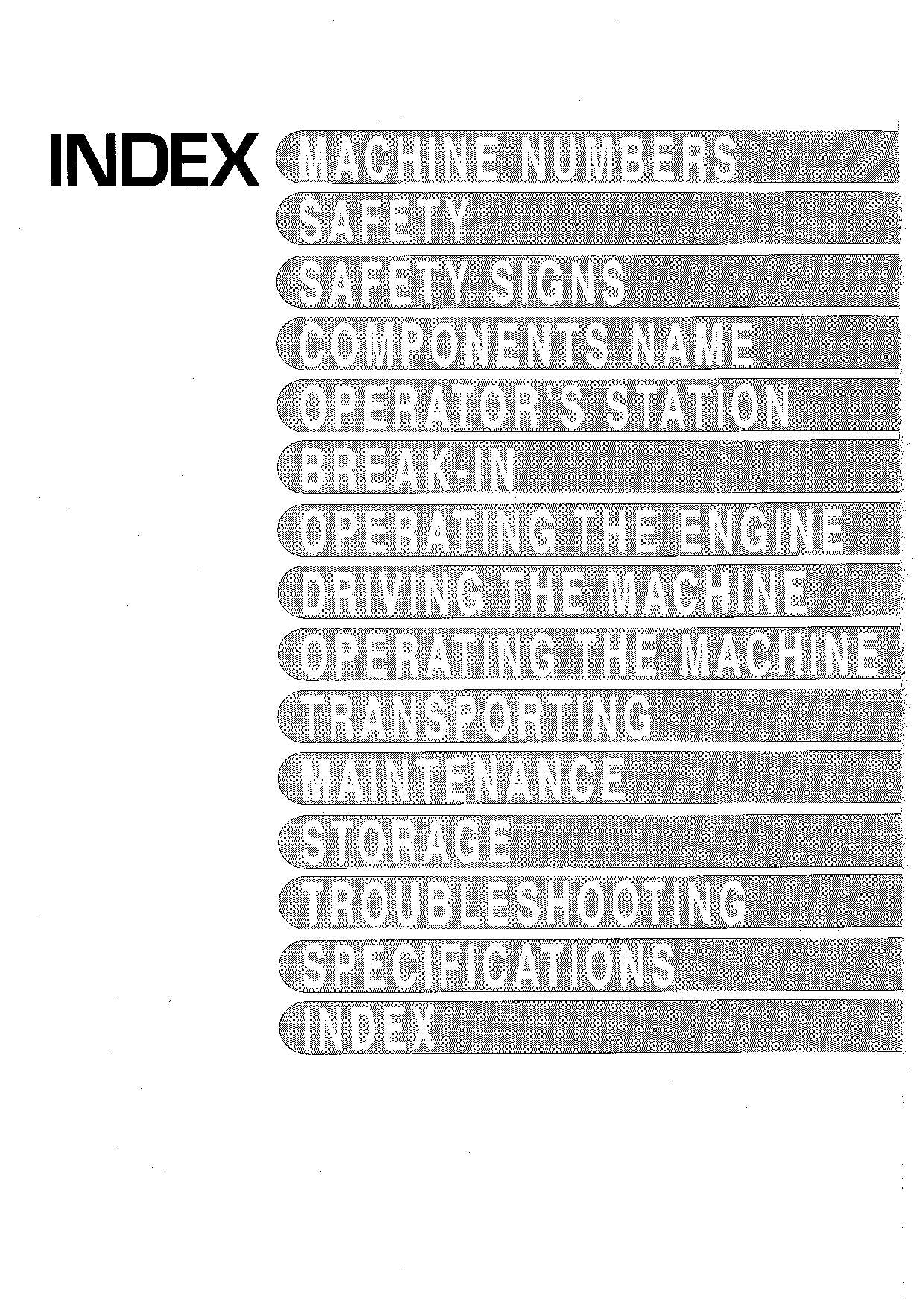 HITACHI EX17U EXCAVATOR OPERATORS MANUAL