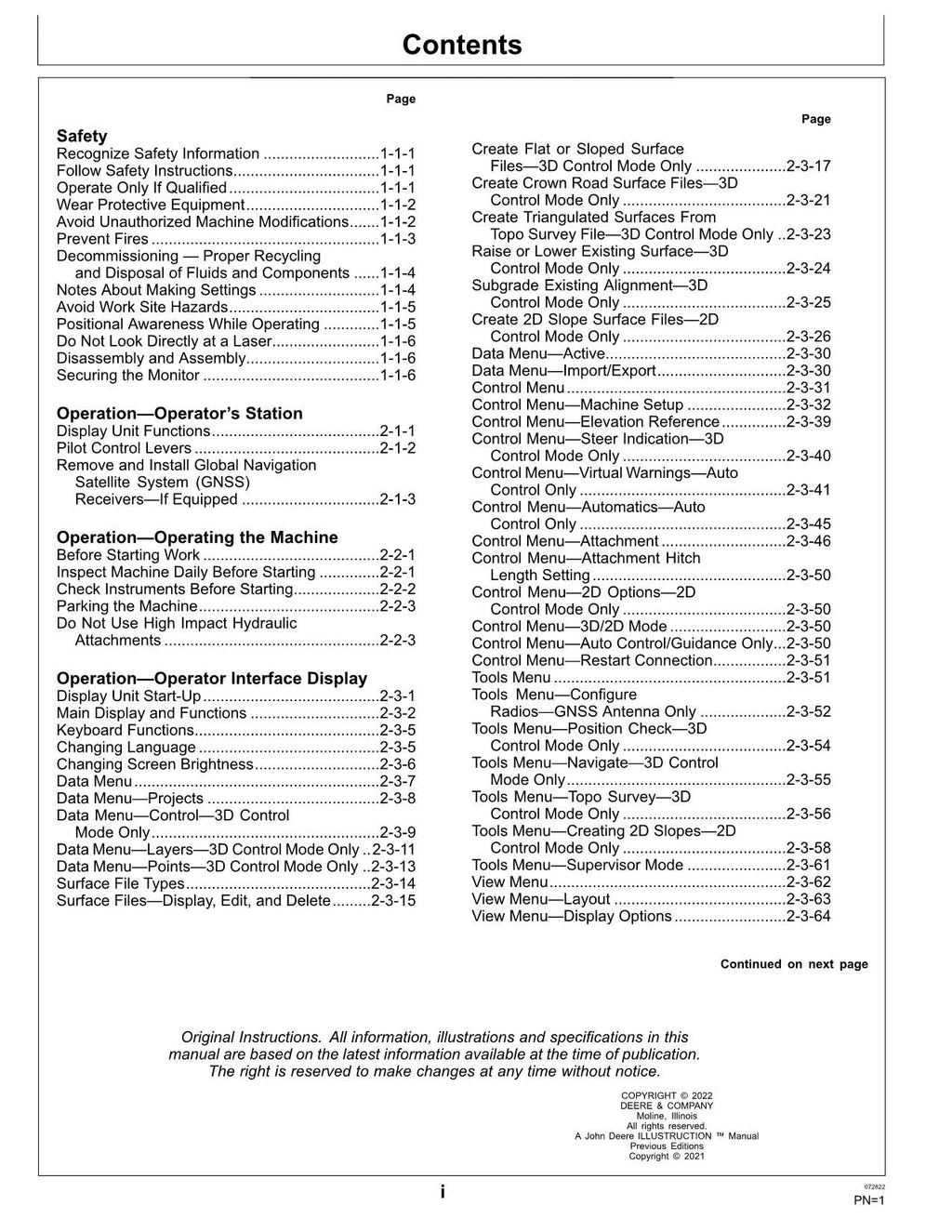 MANUAL DEL OPERADOR DE LA EXCAVADORA JONH DEERE 350 380 P