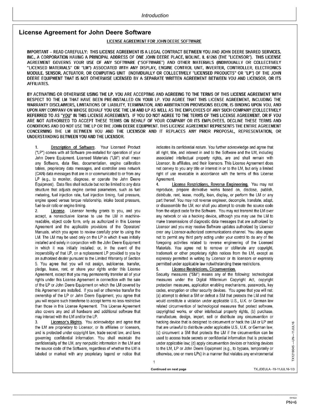 MANUAL DEL OPERADOR DE LA EXCAVADORA JONH DEERE 135 P
