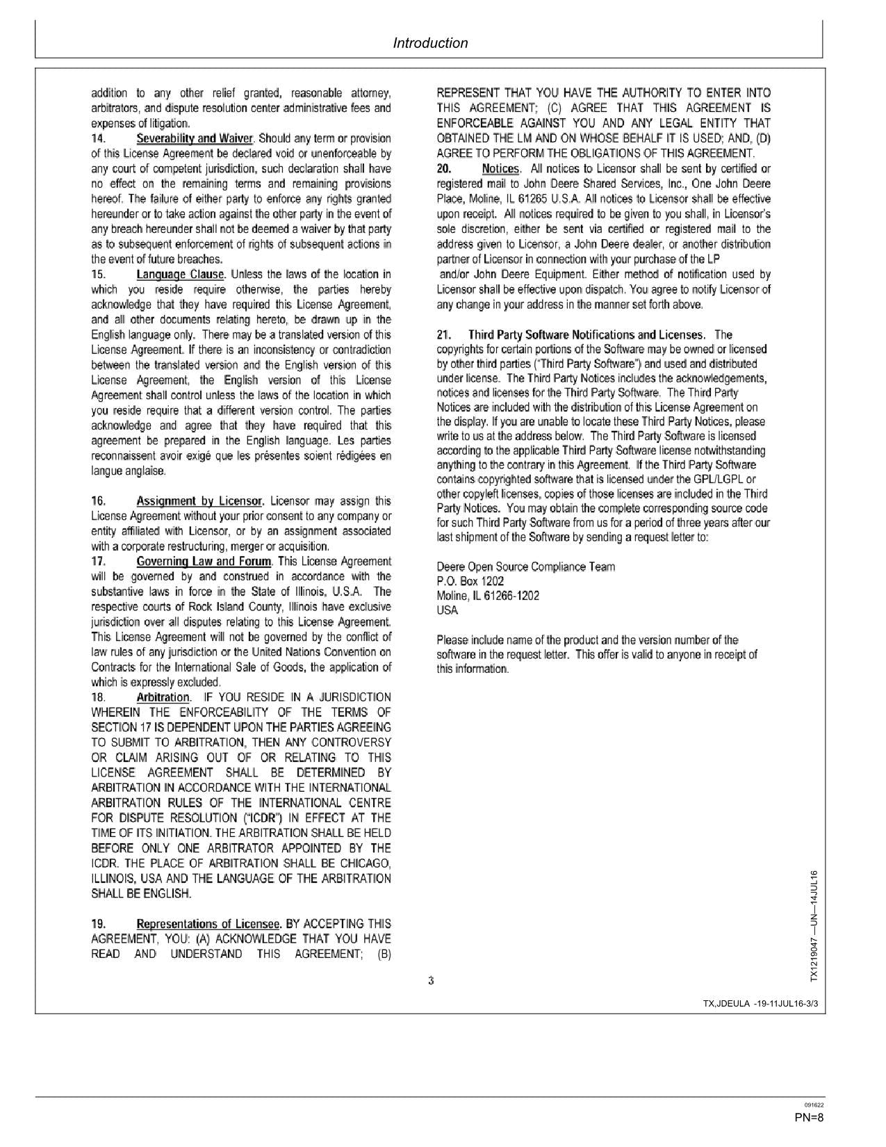 MANUAL DEL OPERADOR DE LA EXCAVADORA JONH DEERE 135 P