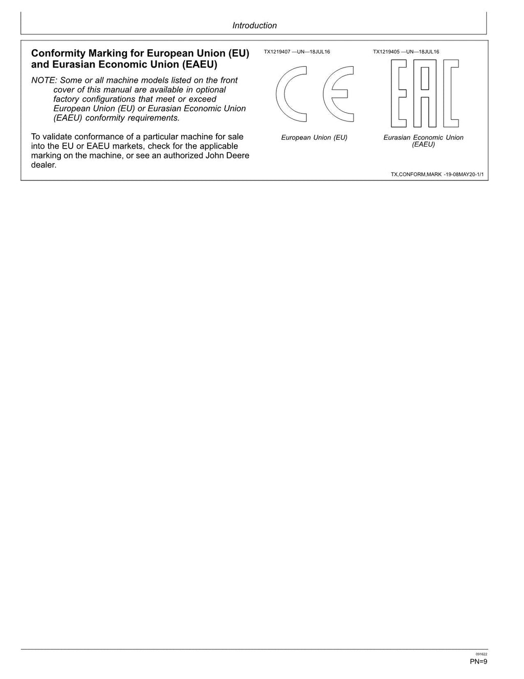 MANUAL DEL OPERADOR DE LA EXCAVADORA JONH DEERE 135 P