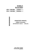 MANUAL DEL OPERADOR DE LA EXCAVADORA JONH DEERE E300-II