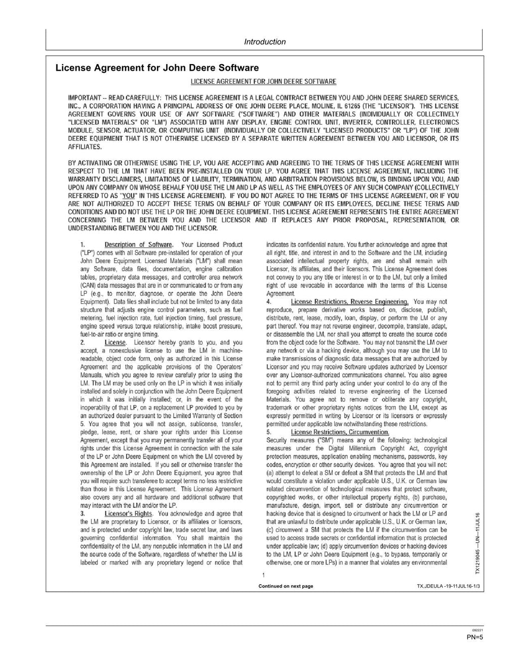 MANUAL DEL OPERADOR DE LA EXCAVADORA JONH DEERE 380GLC N.° 2