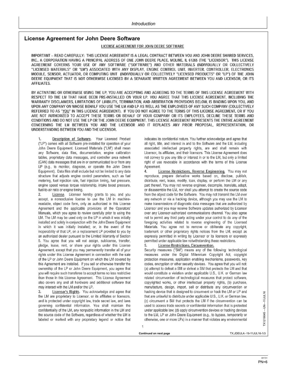 MANUAL DEL OPERADOR DE LA EXCAVADORA JONH DEERE 160GLC 180GLC N.° 3