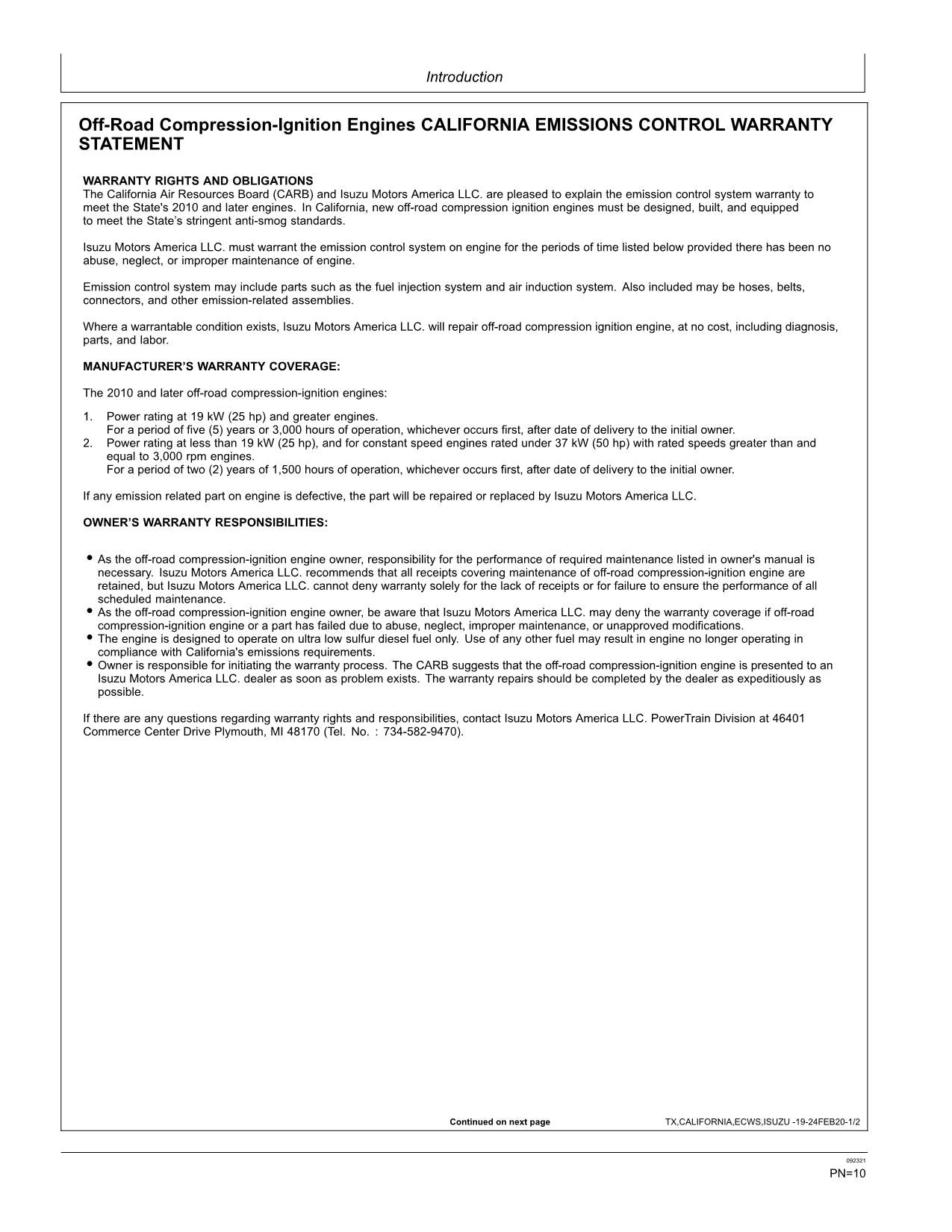 MANUAL DEL OPERADOR DE LA EXCAVADORA JONH DEERE 345GLC