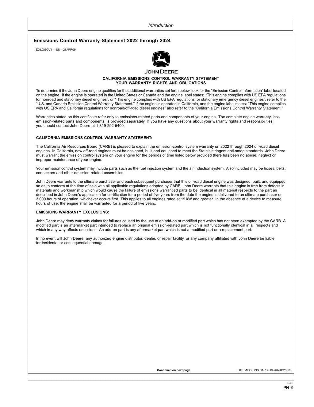 MANUAL DEL OPERADOR DE LA EXCAVADORA JONH DEERE 350DLC