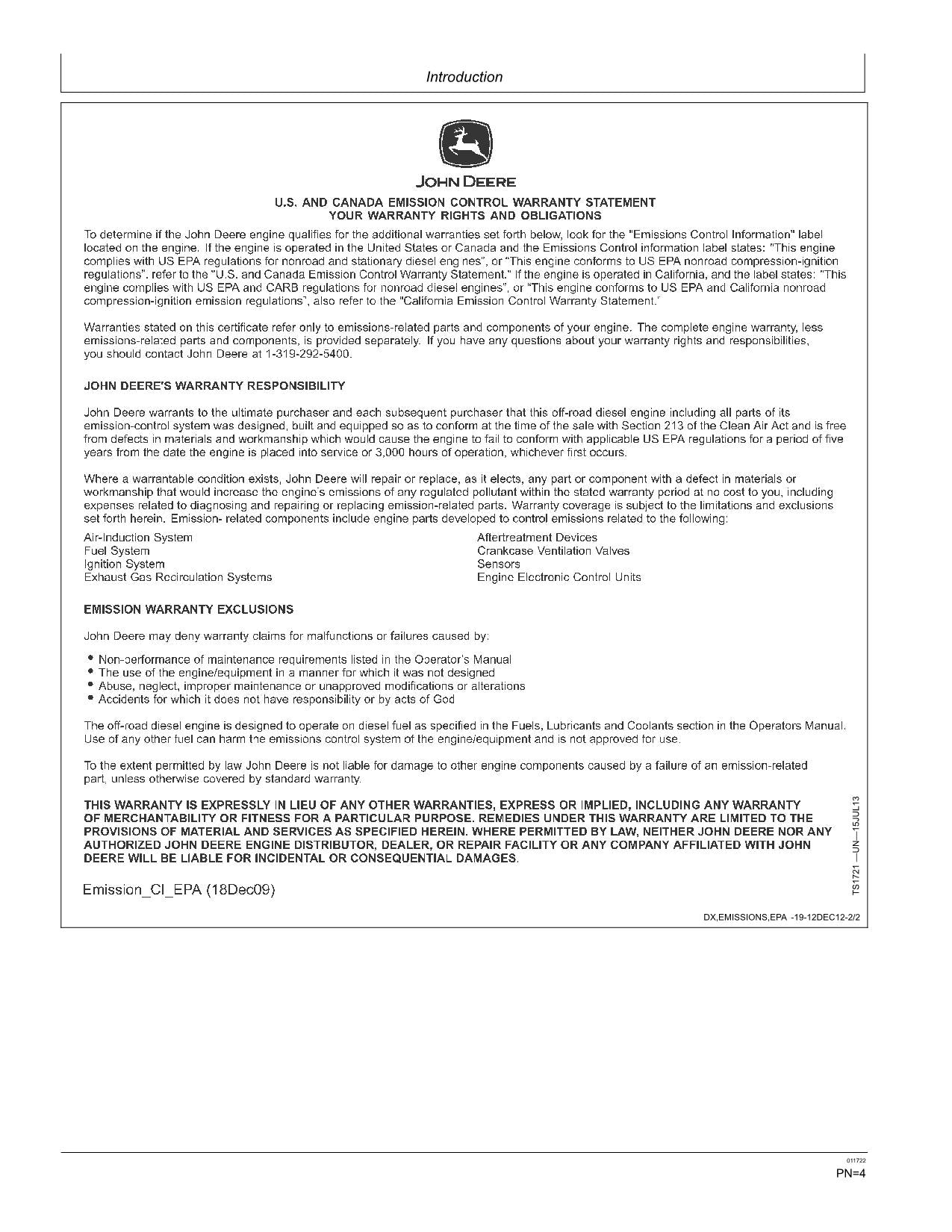 MANUAL DEL OPERADOR DE LA EXCAVADORA JONH DEERE 350DLC