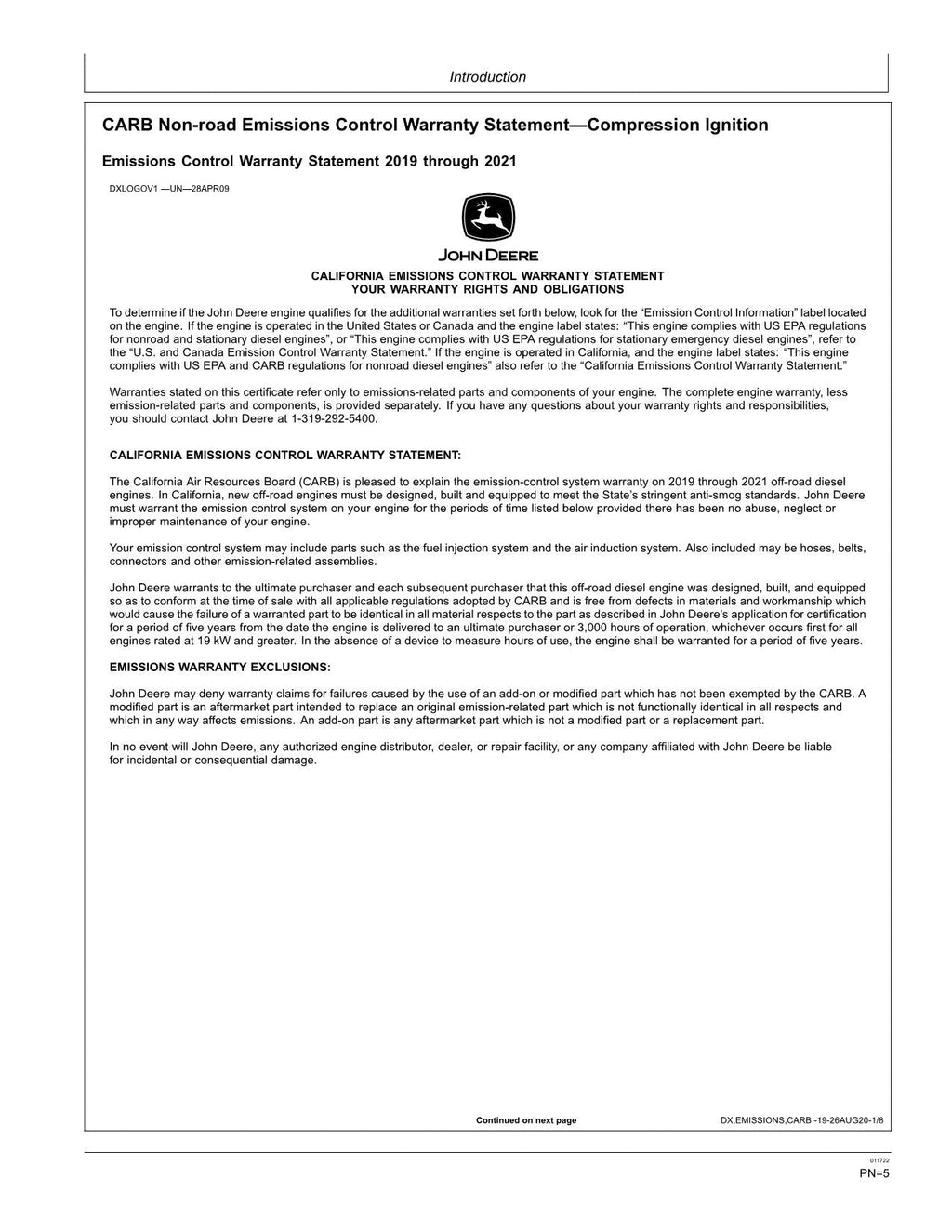 MANUAL DEL OPERADOR DE LA EXCAVADORA JONH DEERE 350DLC