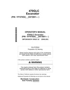 MANUAL DEL OPERADOR DE LA EXCAVADORA JONH DEERE 470GLC N.° 3