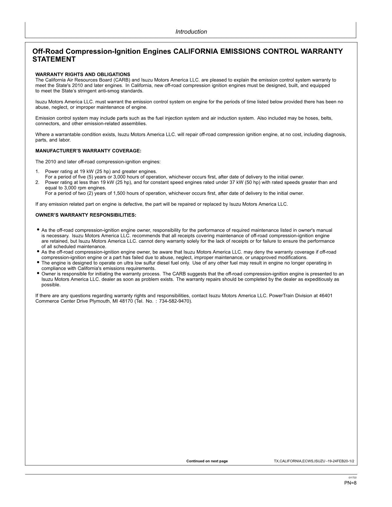 MANUAL DEL OPERADOR DE LA EXCAVADORA JONH DEERE 670GLC N.° 1