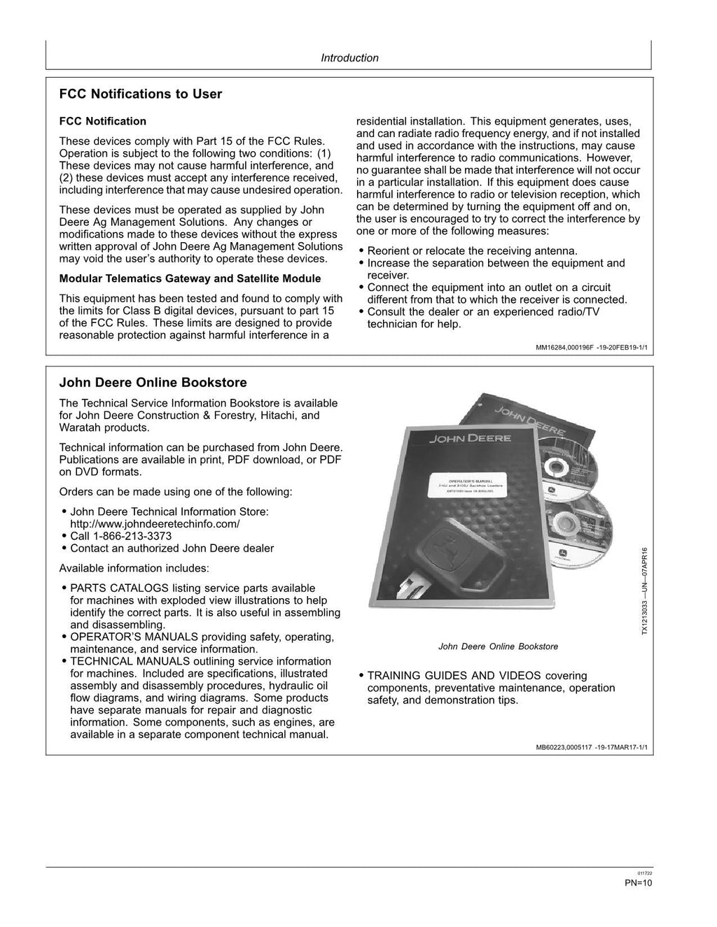 MANUAL DEL OPERADOR DE LA EXCAVADORA JONH DEERE 670GLC N.° 1
