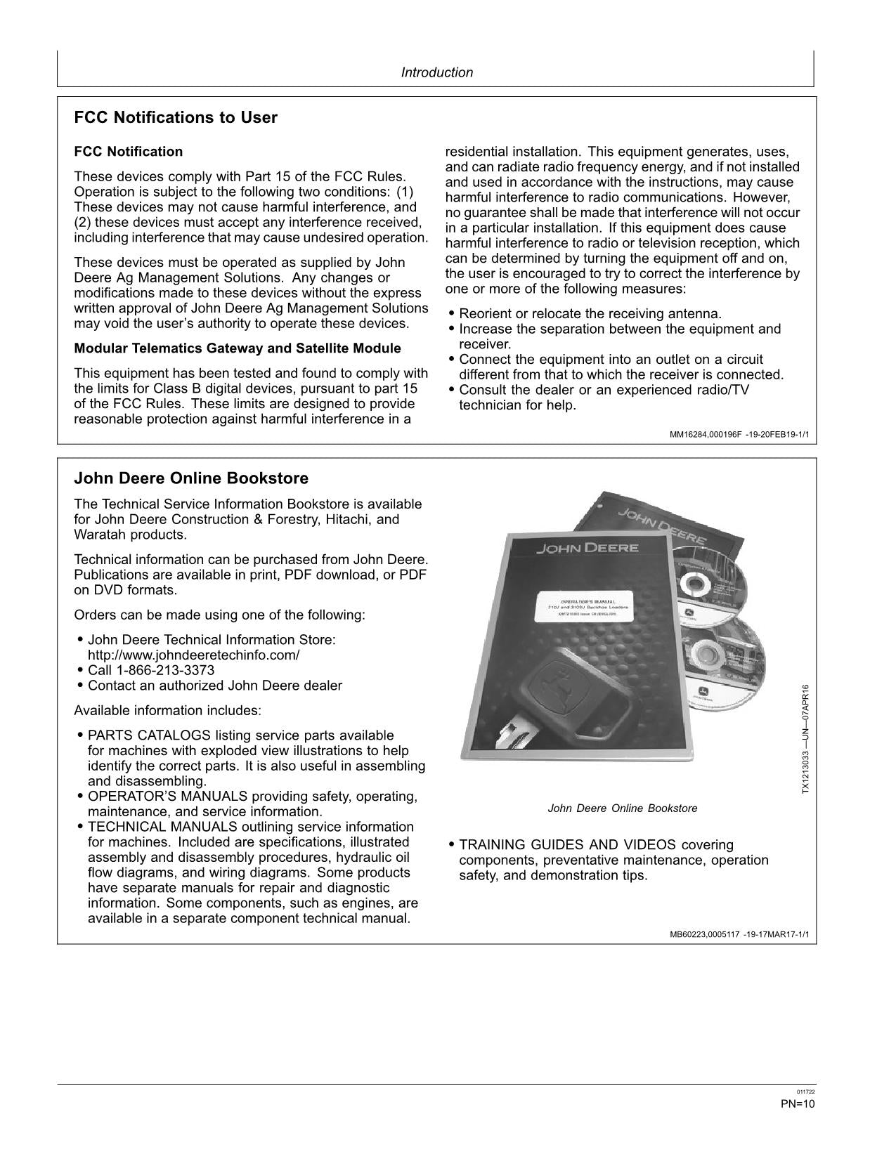 MANUAL DEL OPERADOR DE LA EXCAVADORA JONH DEERE 670GLC N.° 1