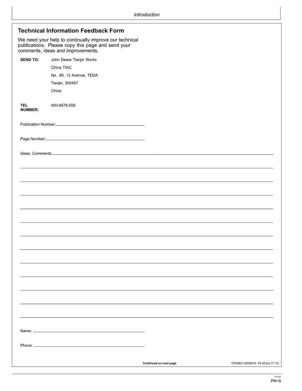 MANUAL DEL OPERADOR DE LA EXCAVADORA JONH DEERE E18ZS
