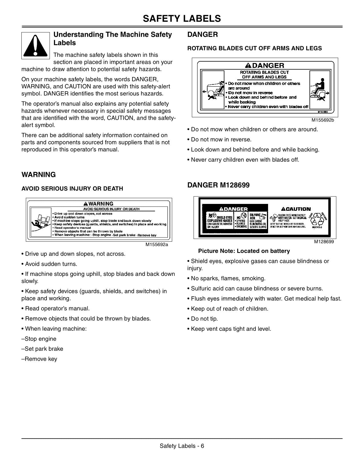 MANUAL DEL OPERADOR DEL TRACTOR JOHN DEERE X300R 180001-220000