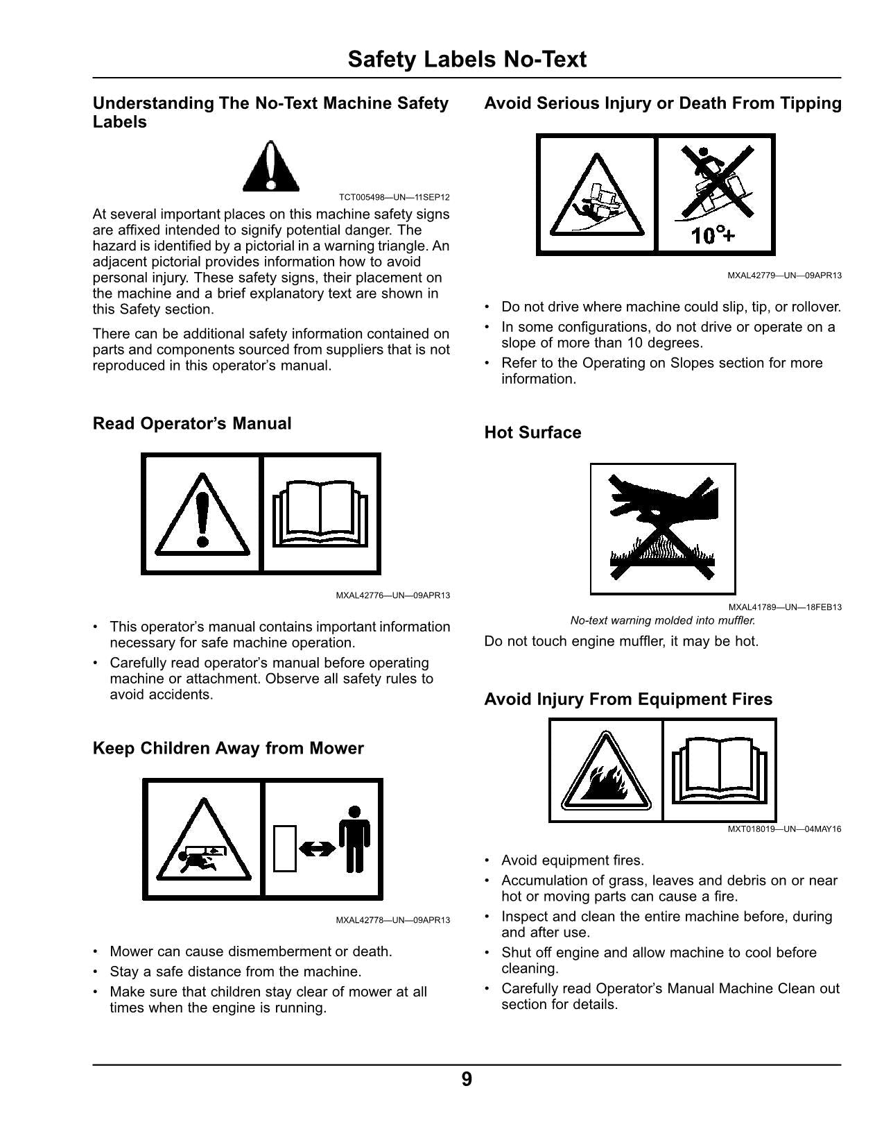 MANUAL DEL OPERADOR DEL TRACTOR JOHN DEERE X750 X754 X758 SER 050001 - 060000