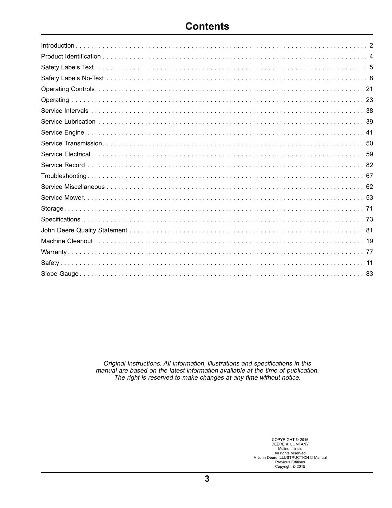 MANUAL DEL OPERADOR DEL TRACTOR JOHN DEERE X570 X580 X584 X590120001-