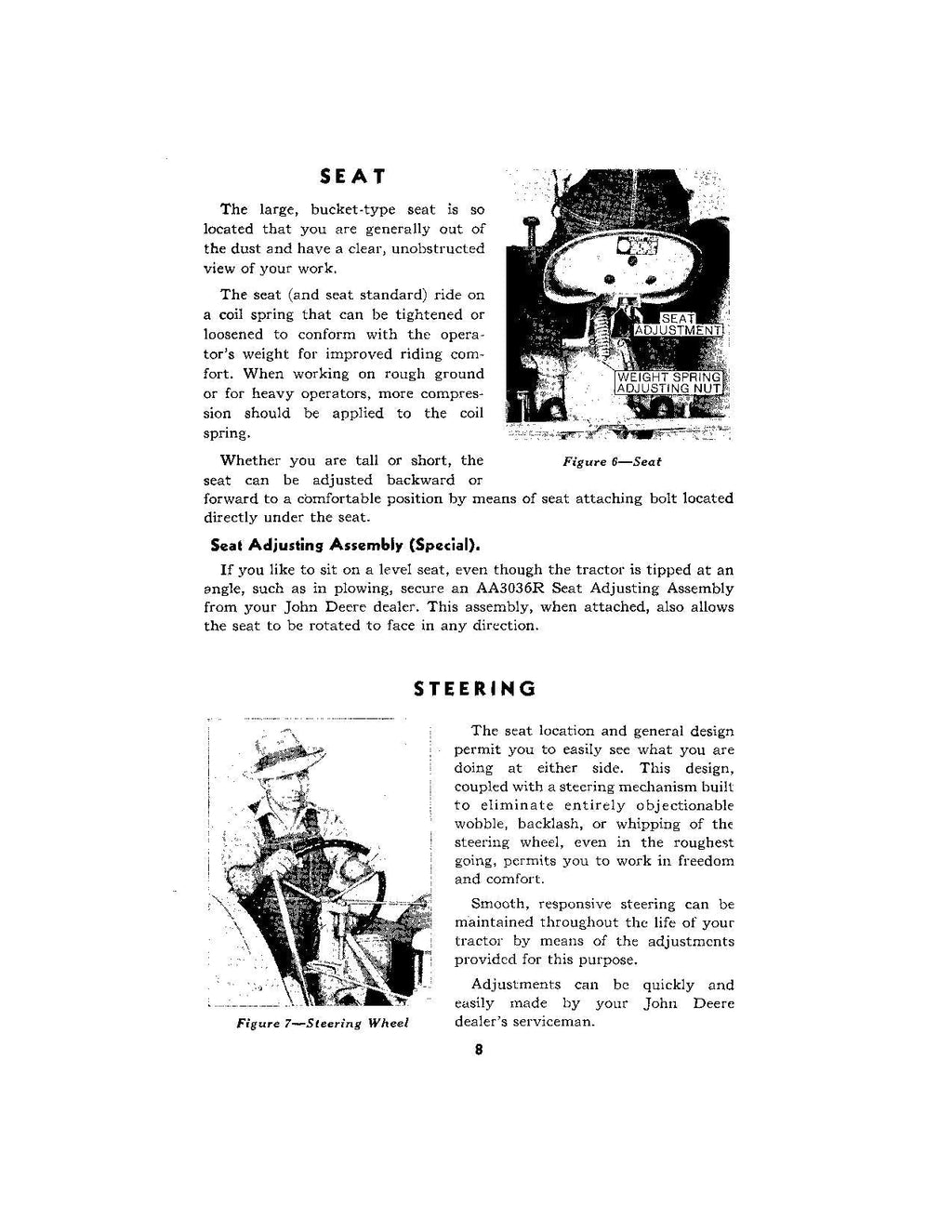 MANUAL DEL OPERADOR DEL TRACTOR JOHN DEERE AO AR 250000-271999